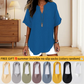 ⏳LAST DAY SALE: ONLY ￡11.99!!✨👚Women's Plain Short Sleeve Blouse, Casual Solid Color Top for Daily Wear