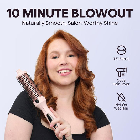⏳LAST DAY SALE 70% OFF!💕Blowout Boost Ionic Thermal Brush 1 1/2 Inch with LED Display