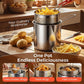 🔥304 Stainless Steel Multifuntional Fryer