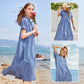🔥LAST DAY SALE 49% OFF🔥 Striped Lapel Button Down Shirt Dress | With Functional Pockets