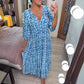 🏖️Summer Cool Deal: ONLY ￡14.99!💃Bohemian casual print V-neck waist wrap long dress💐✨