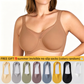 💃 Last Day Special Price £7.99💐Women's Elegant Sheer Full Coverage Plus Size Bra