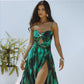 🔥Last Day Discount 49% Off🔥Starfish Decoration Print Hollow-out Flared Skirt Swimsuit Set