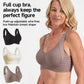 🏆 Last Day Special Price £9.99 !  💕 Buy More Save More 💕 Subtle Striped Seamless Bra with W-Support – Comfort & Style!