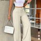 ⏳Last Day Sale Only ￡15.99!!👖 💥  Easy Everyday Comfort | Women's High-Waisted Straight-Leg Pants with Elastic Back