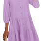 🍂Autumn Sales 49% OFF🔥Women's Button Down 3/4 Sleeve Shirt Dress