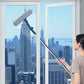 🪟LAST DAY SALE ONLY ￡11.99!✨ High-Rise Window Squeegee - Telescopic Handle & Professional Blade for Streak-Free Cleaning on Any Surface 🏙️📦