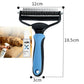 ⏳LAST DAY: Buy 2 Get 1 FREE! 🎉 #1 in UK Pet Grooming 2026 🏆Professional Double-Sided Deshedding Brush for Dogs & Cats – Reduces Shedding by 90%💪