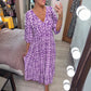 🏖️Summer Cool Deal: ONLY ￡14.99!💃Bohemian casual print V-neck waist wrap long dress💐✨