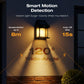 💡50% OFF NOW!🔥Motion Sensor Solar Wall Light, IP65 Waterproof Solar Lantern Wall Lamp, 3 Lighting Modes, Auto On/Off, Bright Warm Light for Garden, Patio, Porch & Pathway