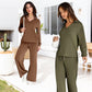 ⏳LAST DAY SALE 50% OFF!!☁️Women's 2 Piece Sets Outfits Casual Long Sleeve Sweatsuits Sets