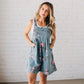 🌸2026 New Fashion🌸 Vintage Floral Printed Denim Jumpsuit