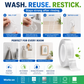 🥳2026 HOT SALE🥳💞50K+ SOLD!⭐🔄 Wash & Reuse Like Magic! Reusable Nano Grip Tape – Your Smart, Money-Saving Helper. 💡🏠
