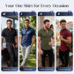 Men's Stretch Slim Muscle Fit Short Sleeve Dress Shirts Casual Button-Down Style Perfect Menswear for Dad,back to school,back to school shopping sohochic style