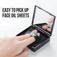 ⏰LAST DAY SALE 50% OFF!!💝Black Magnet Oil Blotting Setting Sheet With Powder More Control Oil Keep Fresh 2 IN 1 Blotting Sheet