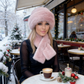 ⏳LAST DAY SALE 70% OFF!🔥Fluffy Fur Bucket Hat Warm Winter Hat + Free Matching Scarf (Only 29 Left)⏰