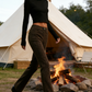 ⏳LAST DAY SALE 50% OFF🔥Starry Sky Fleece Lined Thick Casual Elastic Women's Trousers👖🌟