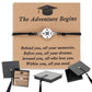 🔥Meaningful Compass Bracelet for Grads 2026 – Keepsake Gift with Cap Box & Inspirational Card