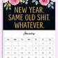 🏆 Hot Sale - 49% OFF 🔥Bestseller🔥Fuck It Again – 2026 Calendar For Women Who’ve Had Enough