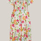 🏖️Summer Hot Sale 70% OFF with FREE GIFT!!💃Éloise™ Women's Square-Neck Floral Midi Dress 🌺 – Smocked Waist, Side Pockets 👜 & Flowy Silhouette | Flattering for All Body Types 💕