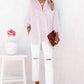 🔥LAST DAY SALE 49% OFF🏆️Mid-length smocked shirt with striped lapel and oversized drawdown sleeves