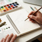 ⏳Early Christmas Sale - Buy 2 get 1 free✨🖼️Beginner-Friendly💕 Watercolor Workbook