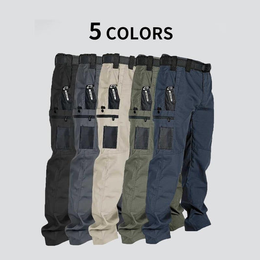 🏆Last Day Promotion：ONLY ￡17.99!!🔥Men’s 4-Season Outdoor Work Cargo Pants – Waterproof, Abrasion-Resistant & Travel-Ready