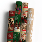 🎅🏾HOT SALE 49% OFF🤶🏾Home for the Holidays Black Santa Wrapping paper