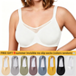 💃 Last Day Special Price £7.99💐Women's Elegant Sheer Full Coverage Plus Size Bra