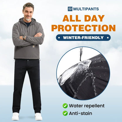 🔥2026 Hot Sale 70% OFF👍Men's High Stretch Multi-pockets Durable Cargo MultiPants