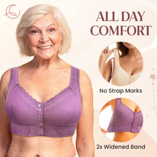 🌸BUY 2 GET 1 FREE - ADD 3 TO CART！🌸New Front Closure Breathable Bra for Seniors🌹2