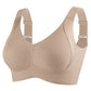 🏆 Last Day Special Price £9.99 !  💕 Buy More Save More 💕 Subtle Striped Seamless Bra with W-Support – Comfort & Style!