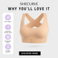 🎉LAST DAY SALE -70% OFF⚡Front Closure Cross-Back Wireless Posture Bra
