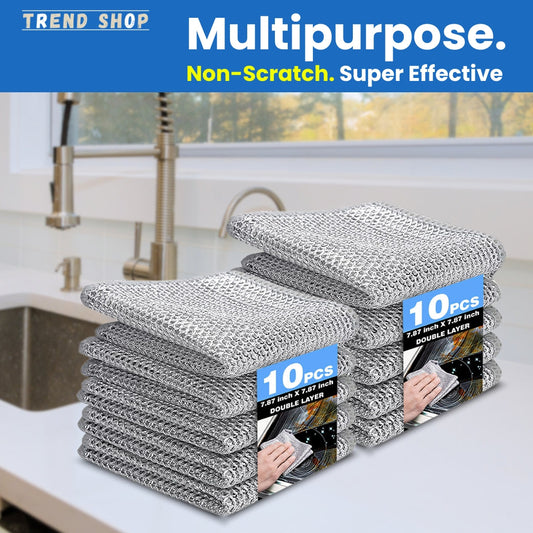 ⏳LAST DAY BUY 5 GET 5 FREE🔥Multifunctional Non-scratch Wire Dishcloth