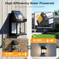 💡50% OFF NOW!🔥Motion Sensor Solar Wall Light, IP65 Waterproof Solar Lantern Wall Lamp, 3 Lighting Modes, Auto On/Off, Bright Warm Light for Garden, Patio, Porch & Pathway