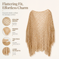 🏖️LAST DAY SALE ONLY ￡9.99!!🔥JCUK Summer Metallic Crochet Cover-Up – Lightweight, Flowy & Effortlessly Stylish 🌊☀️