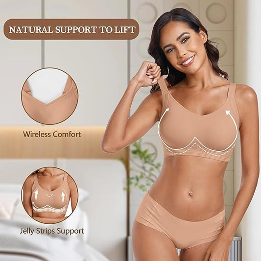 🏆LAST DAY SALE 49% OFF -Super firming bra | Women Wirefree Bras👍No more sagging breasts