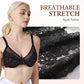 💖LAST DAY 50% OFF💖Plus Size Ultra-Comfort Breathable Full Coverage Lace Bra💐FREE SHIPPING TODAY ✈