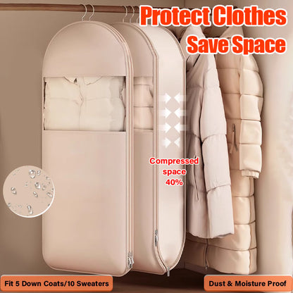 🔥LAST DAY PROMOTION - BUY 1 GET 1 FREE!!❤️‍🔥2025 Space Saving Hanging Garment Bag with Self Compression Zipper