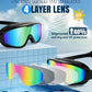 Swim Goggles for Kids Men Women, No Leaking 180° Swim Glasses, Easy to Wear, Wide View, Anti-Fog, UV Protection,