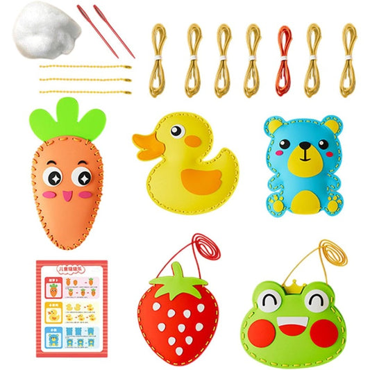 🎁LAST DAY SPECIAL PRICE: ￡9.99!!💖Kids Felt Animal Sewing Kit