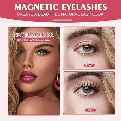 💖Limited Time Offer🎁Reusable Premium Magnetic Eyelashes with Applicator