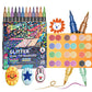 🔥LAST DAY SALE ONLY ￡6.99!!🎨Glitter Effect Brush Markers🥇✨: Create Sparkling Art Smoothly 🥳(🌈24-96 Colors | Smooth No Clog | No Bleed Through📝)