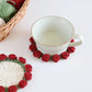 🌹Handmade Crochet Flower Coaster