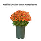 🌺Last Day Sale 49% OFF‼️Artificial Outdoor Sunset Mums Flowers