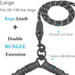 🐾LAST DAY SALE 49% OFF🐶Heavy Duty Dog Leash with Shock Absorbing Bungee for Walking 2 Dogs (25-150 lbs)