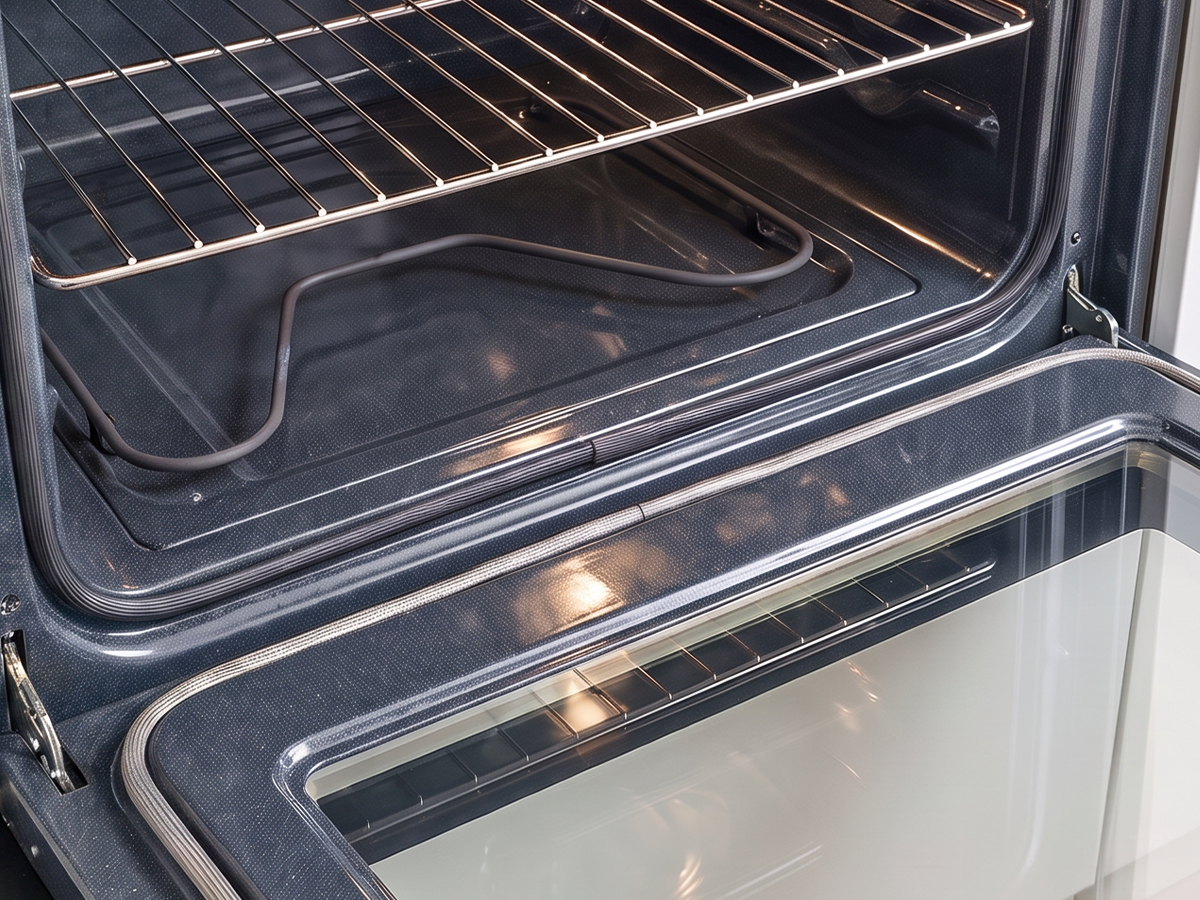 Oven after cleaning