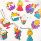 ⏳LAST DAY SALE ONLY ￡6.99!!🎁DIY Crystal Paint Arts and Crafts Set-Create Keychains & Window Art, Non-Toxic Creative Gift