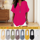 ⏳LAST DAY SALE: ONLY ￡11.99!!✨👚Women's Plain Short Sleeve Blouse, Casual Solid Color Top for Daily Wear