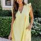 💖Hot Sales 49% OFF💖Women's V-neck Short-sleeved Hollow Lace Dress👗